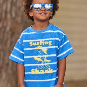 Camiseta Mayoral m/c rayas estampadas REF 3082