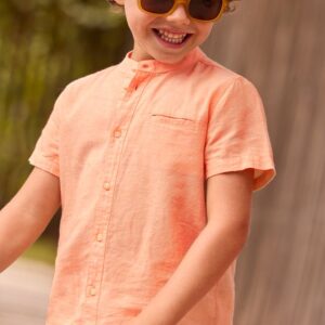 Camisa Mayoral m/c cuello mao lino REF 3113