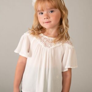 Blusón Mayoral combinado guipur REF 3197