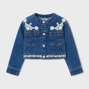 Cazadora Mayoral denim guipur REF 3453