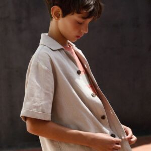 Camisa Mayoral m/c cuello resort REF 6170