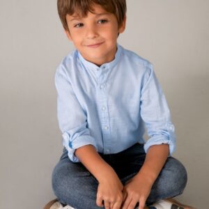 Camisa Mayoral m/l cuello mao lino REF 3118