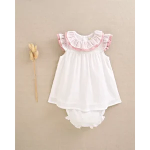 Vestido Plumeti  blanco Dadati REF 21601062